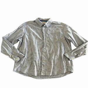 Vintage Wrangler Jeans Company Stripped Button Down Long Sleeve Shirt L